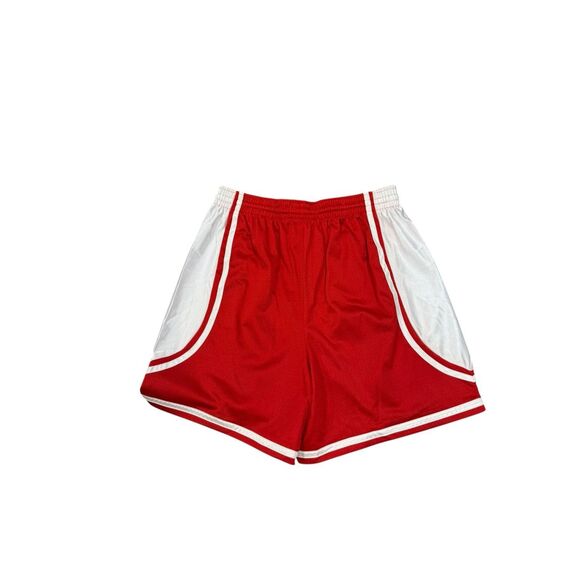 Vintage Eastbay Men’s Game Shorts Red White L Large Scar/Wht NEW - Picture 1 of 9